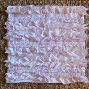 Pottery Barn Teen Ruffle Pillow Cover